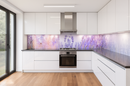 Kuechenrueckwand_Lavendel_Hartschaum