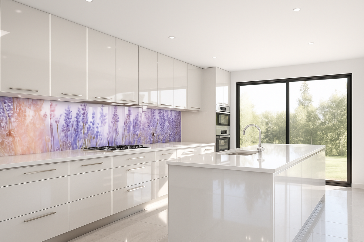 Kuechenrueckwand_Lavendel_Klebefolie