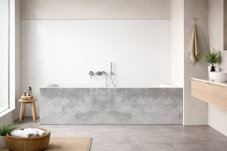 Badewannenverkleidung Betonoptik