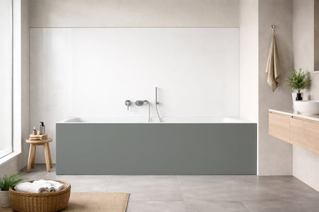 Badrückwand Betonoptik