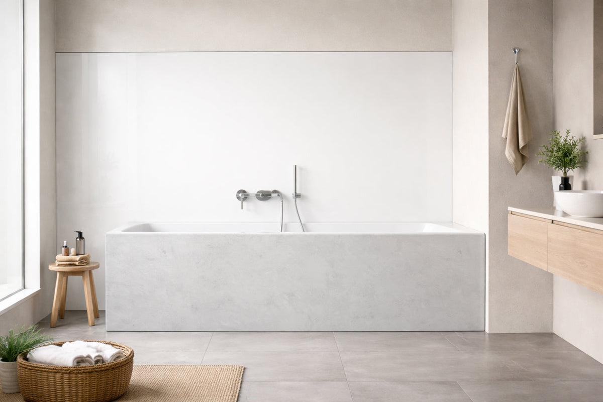 Badewannenverkleidung Betonoptik