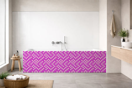 Badrückwand Fliesenoptik