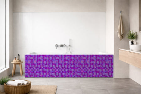 Badrückwand Fliesenoptik