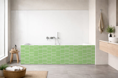 Badrückwand Fliesenoptik