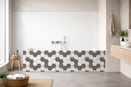 Badewannenverkleidung Fliesenoptik