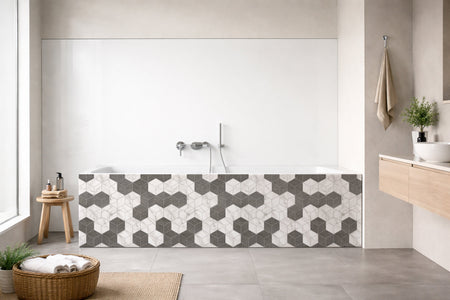Badewannenverkleidung Fliesenoptik