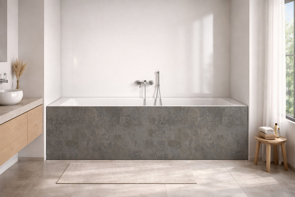 Badrückwand Betonoptik
