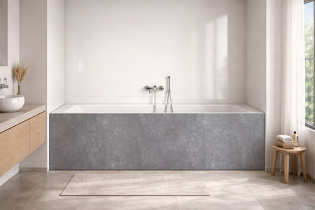 Badrückwand Betonoptik