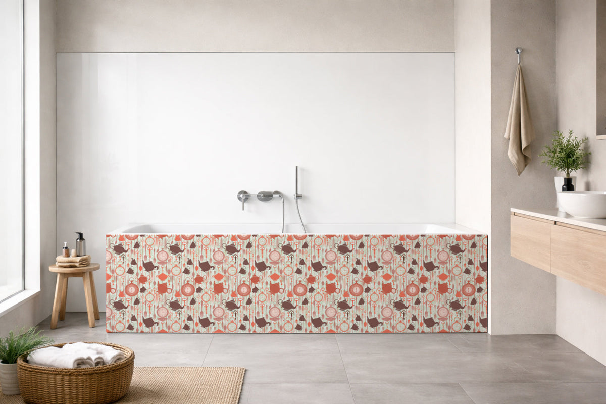 Badrückwand Muster