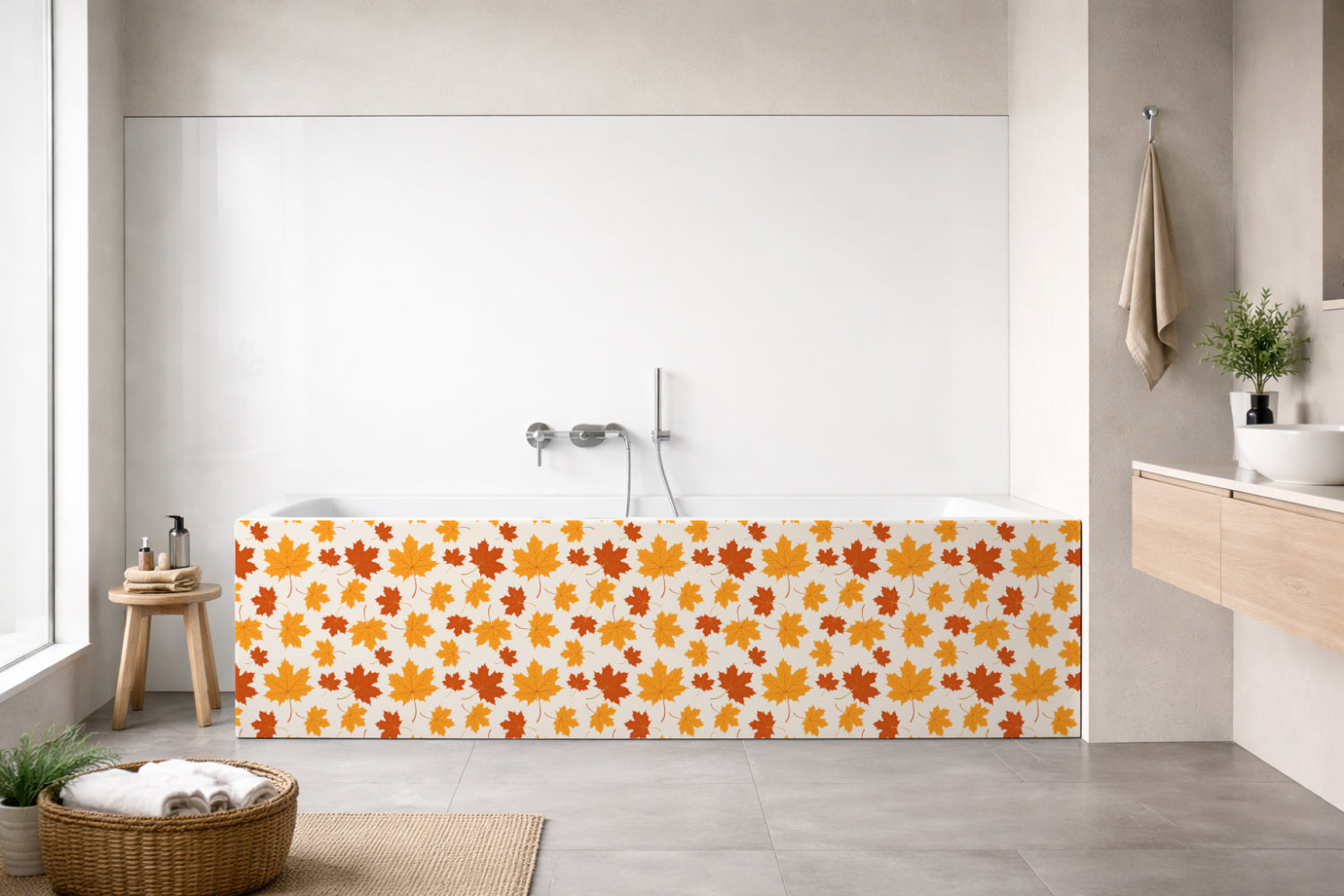 Badrückwand Muster