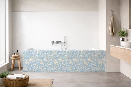 Badrückwand Muster
