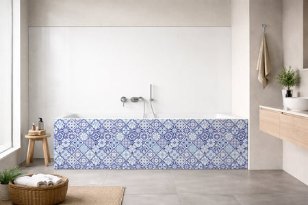 Badrückwand Patchwork