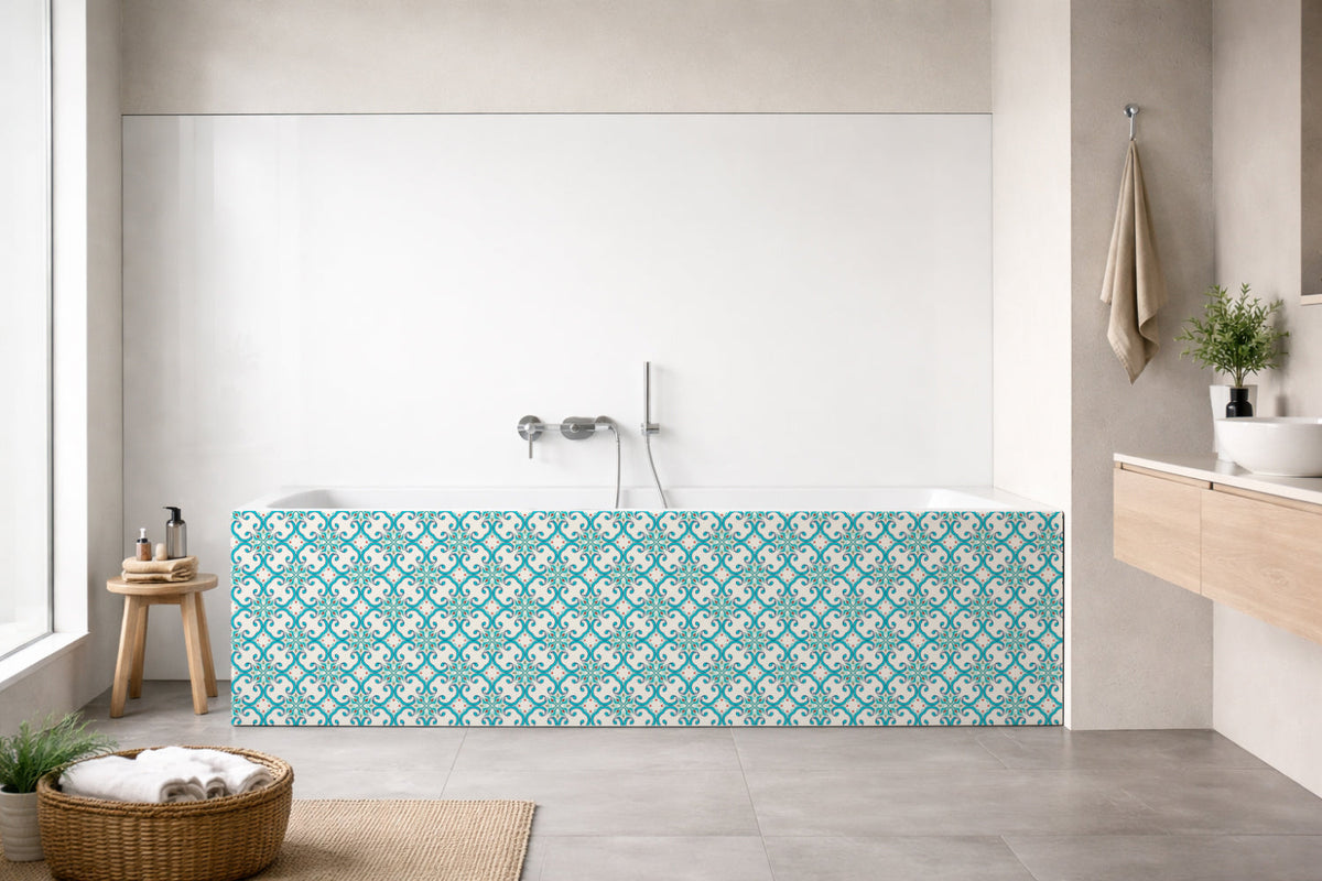 Badrückwand Patchwork