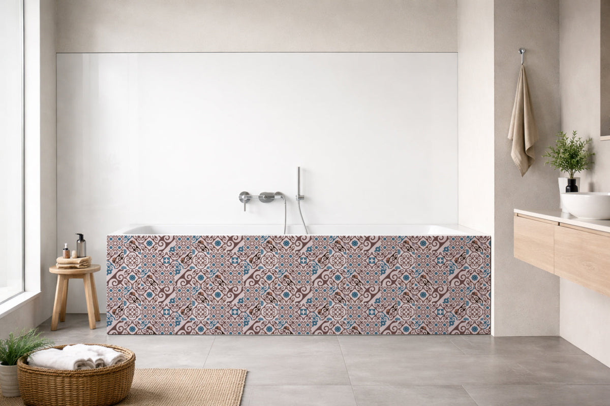 Badrückwand Patchwork