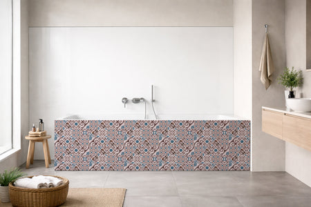 Badrückwand Patchwork