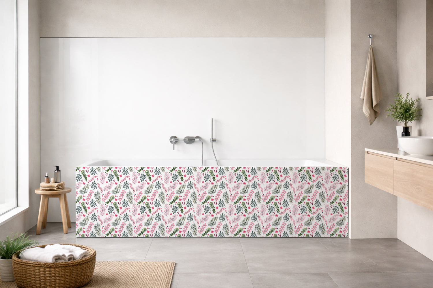 Badrückwand Patchwork