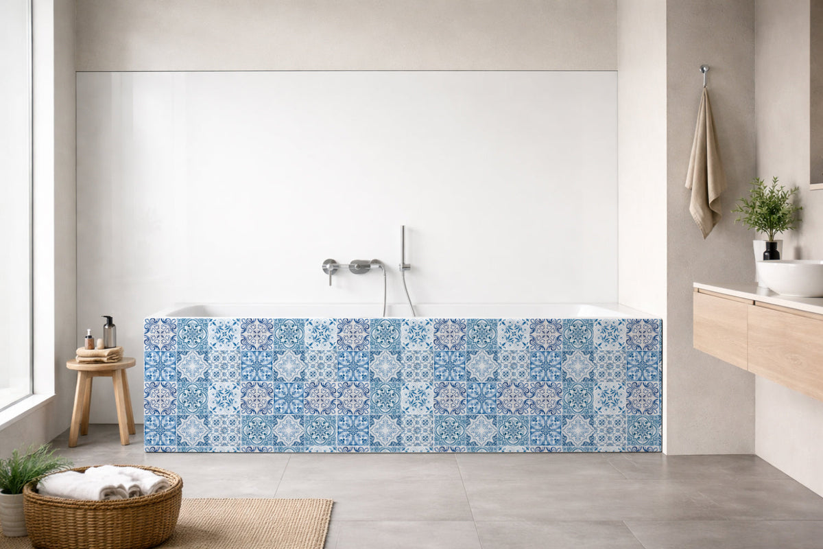 Badrückwand Patchwork