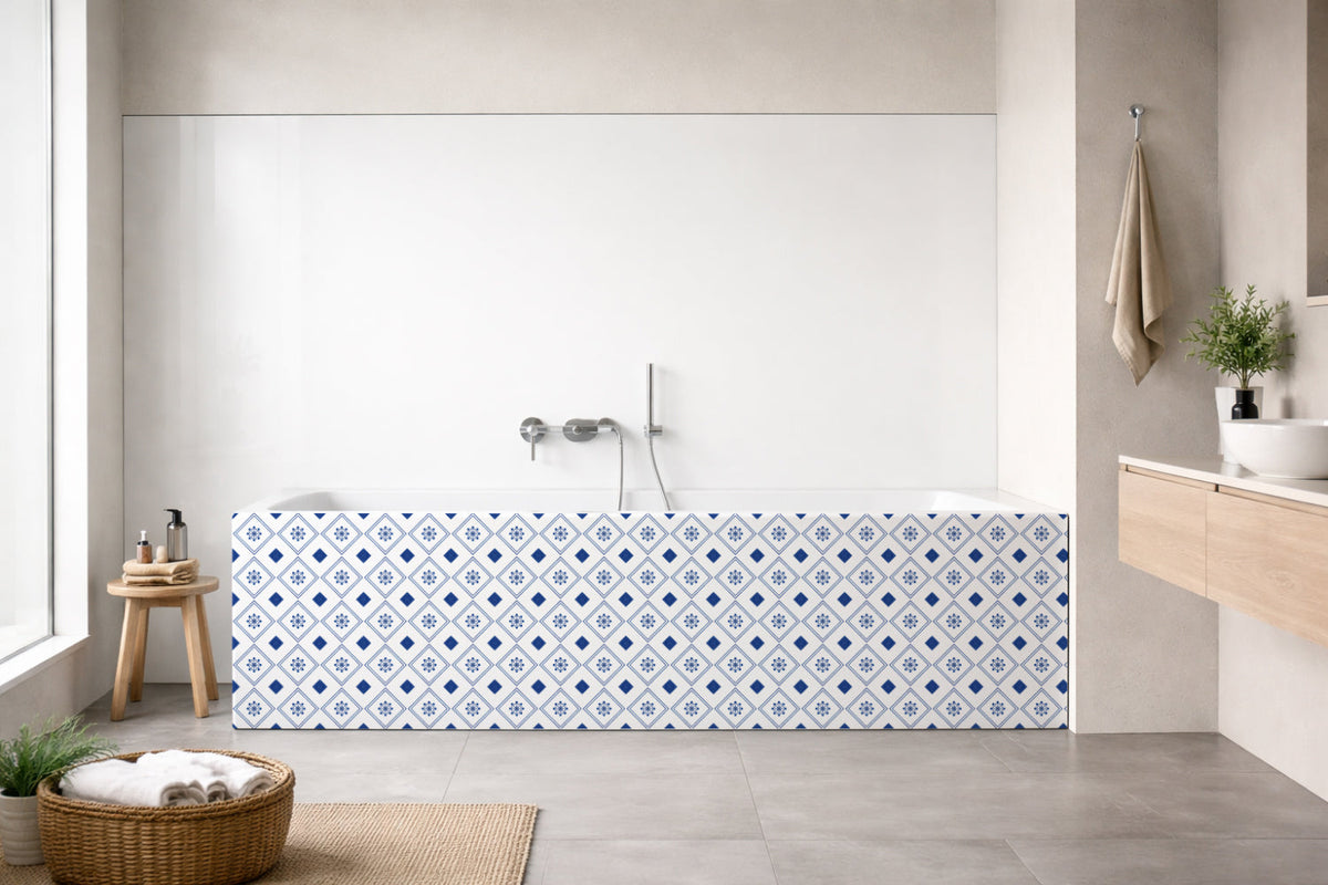Badrückwand Patchwork