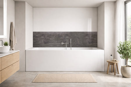 Badrückwand Betonoptik