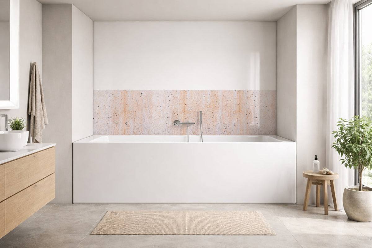 Badrückwand Betonoptik