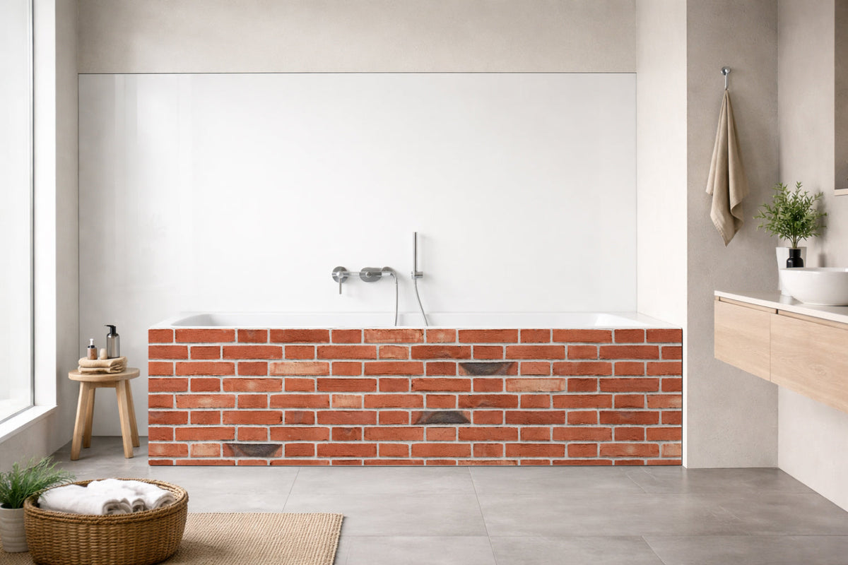 Badrückwand Steinoptik