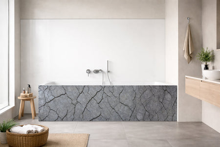 Badewannenverkleidung Steinoptik