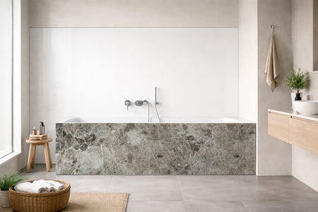 Badewannenverkleidung Steinoptik