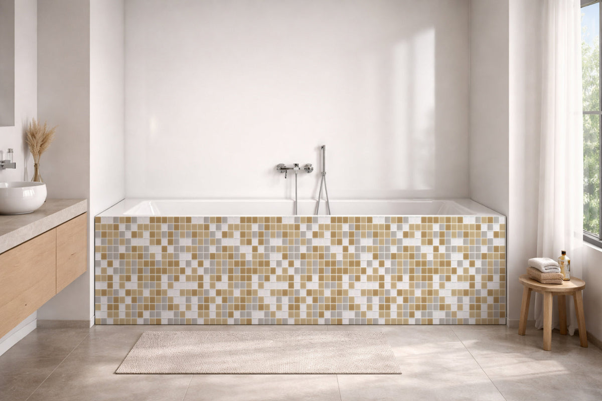 Badewannenverkleidung Fliesenoptik