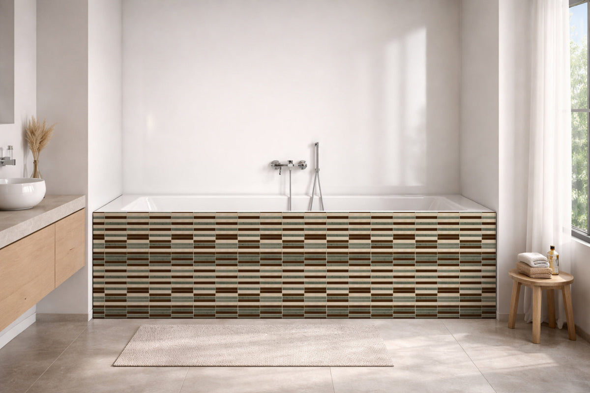 Badewannenverkleidung Fliesenoptik