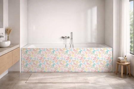 Badrückwand Muster