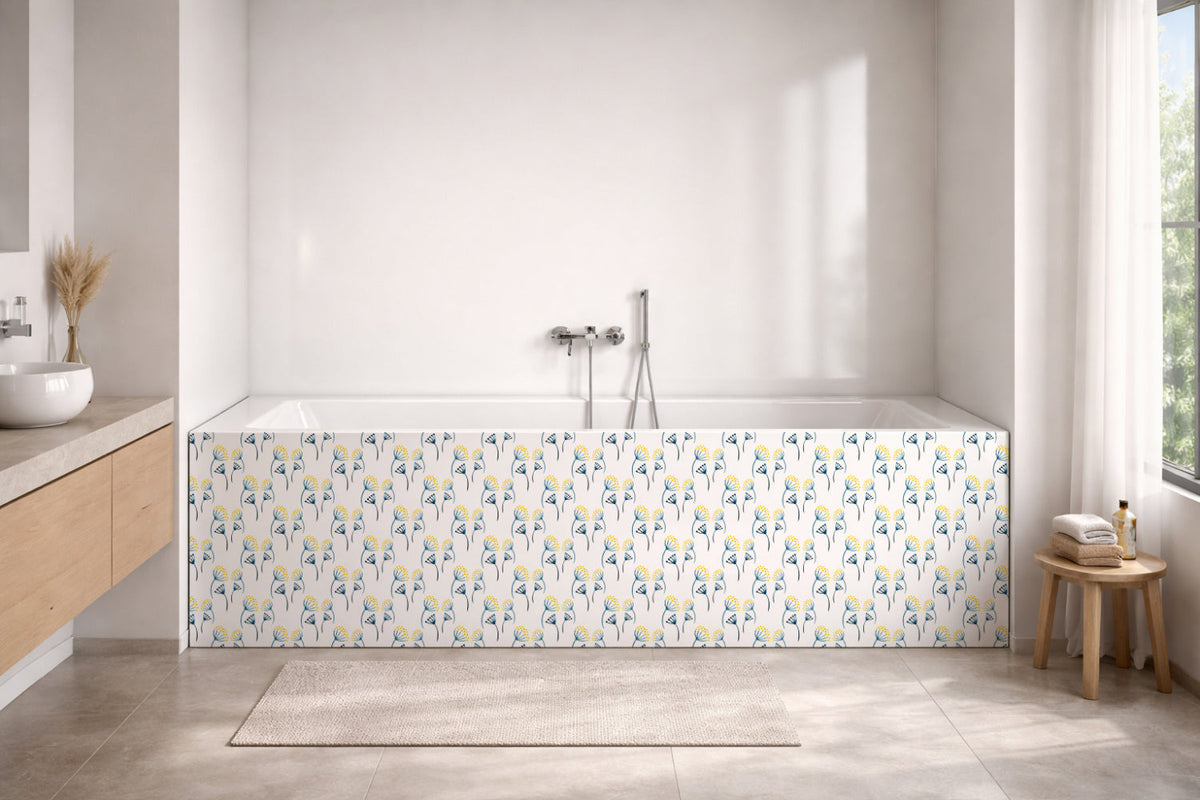 Badrückwand Muster