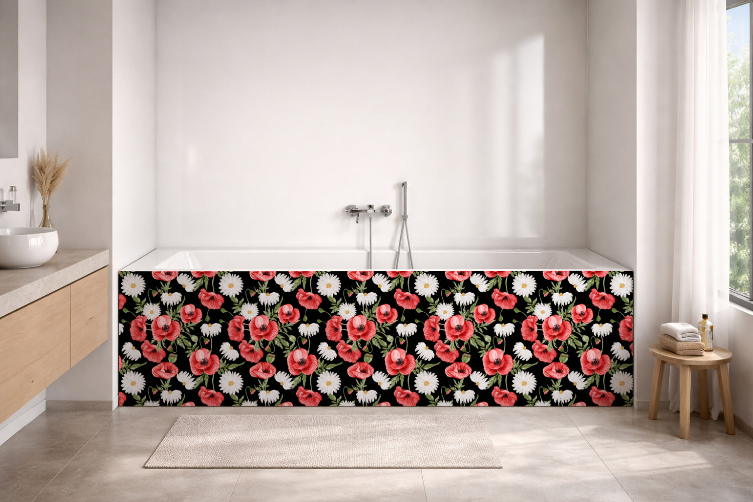 Badrückwand Muster