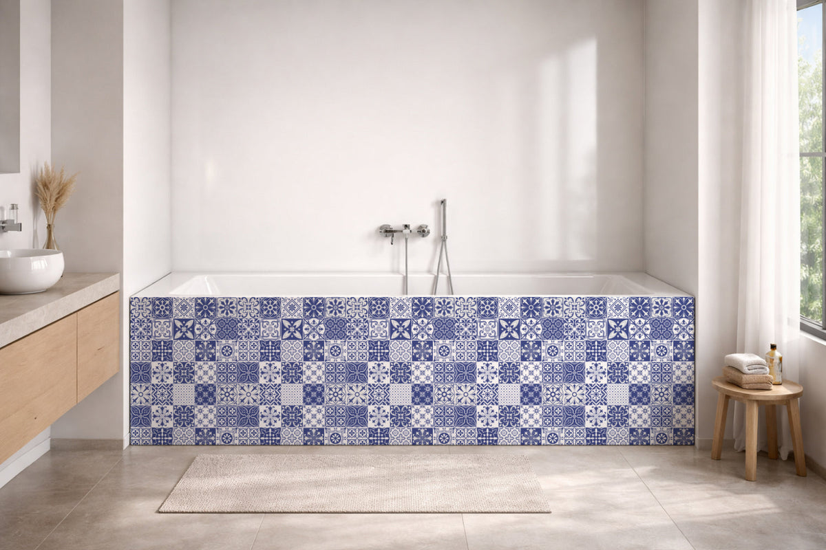 Badrückwand Patchwork