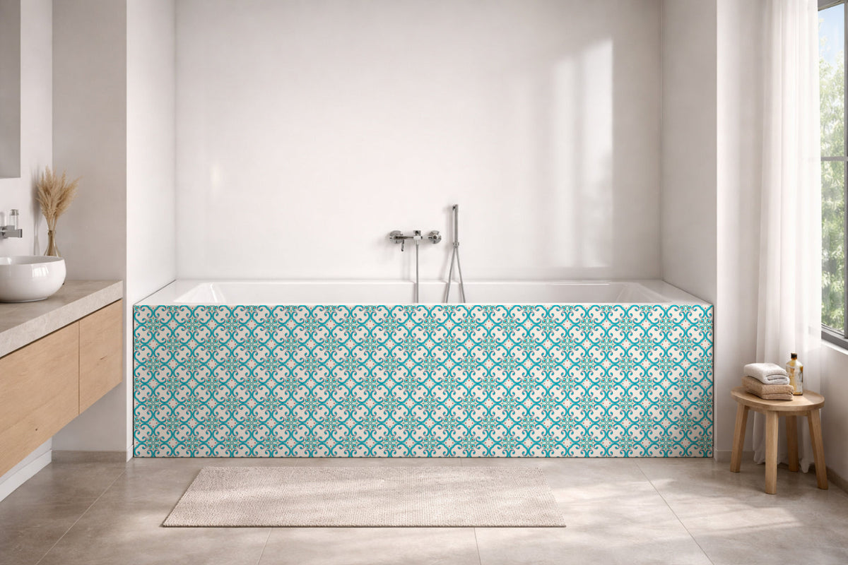 Badrückwand Patchwork