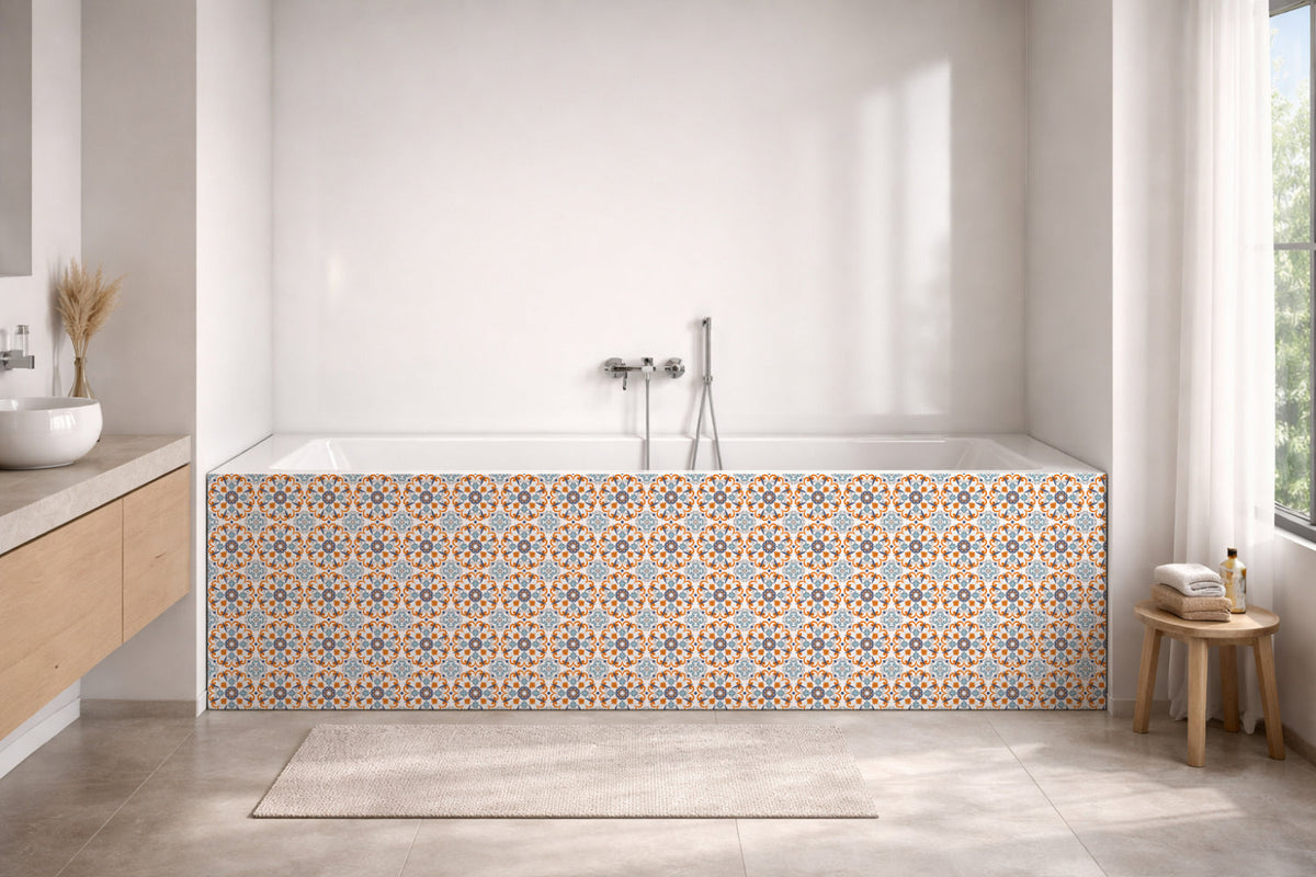Badrückwand Patchwork