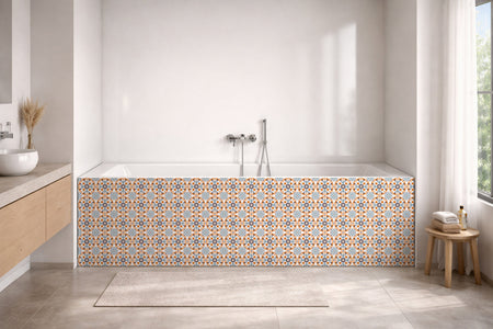 Badrückwand Patchwork