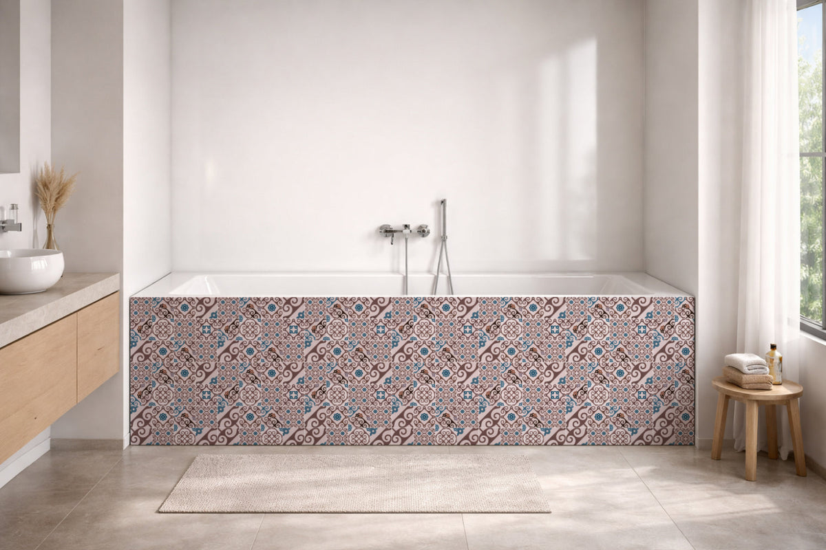 Badrückwand Patchwork