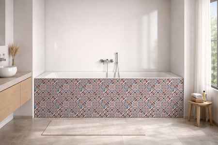 Badrückwand Patchwork