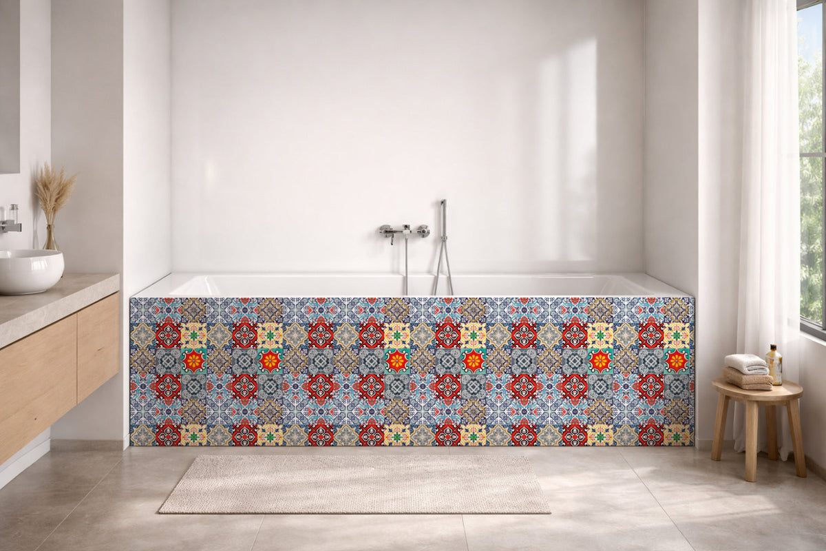 Badewannenverkleidung Patchwork