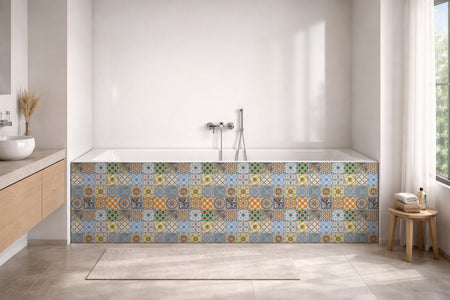 Badewannenverkleidung Patchwork