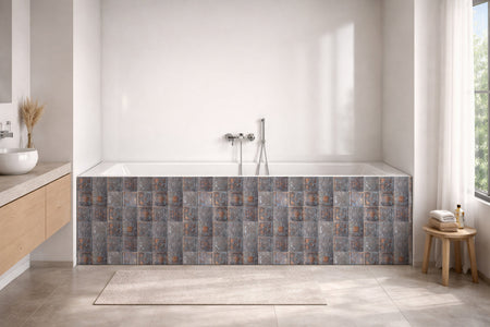 Badrückwand Patchwork
