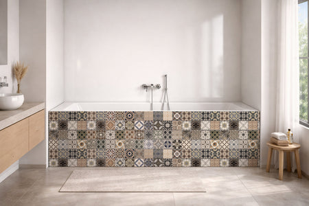 Badewannenverkleidung Patchwork