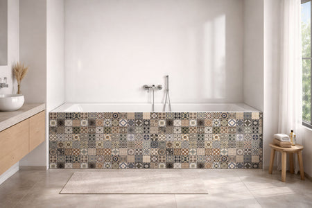 Badewannenverkleidung Patchwork