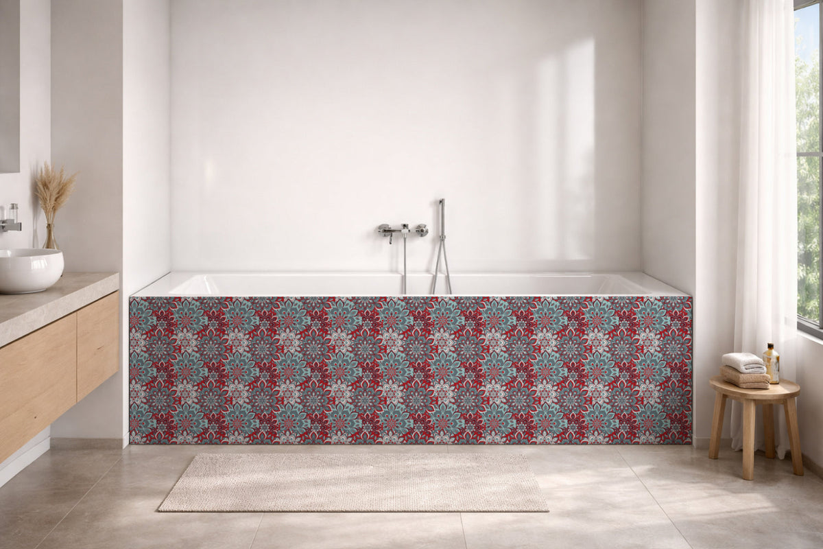 Badrückwand Patchwork