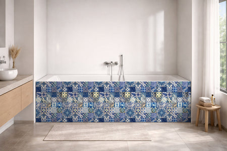Badrückwand Patchwork