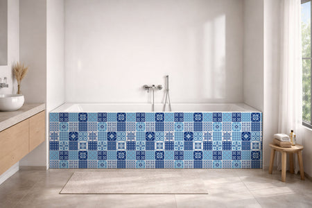 Badrückwand Patchwork