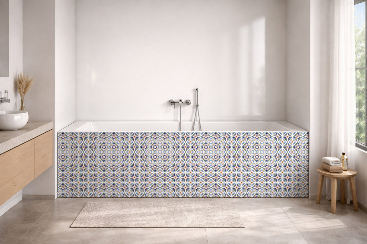 Badrückwand Patchwork