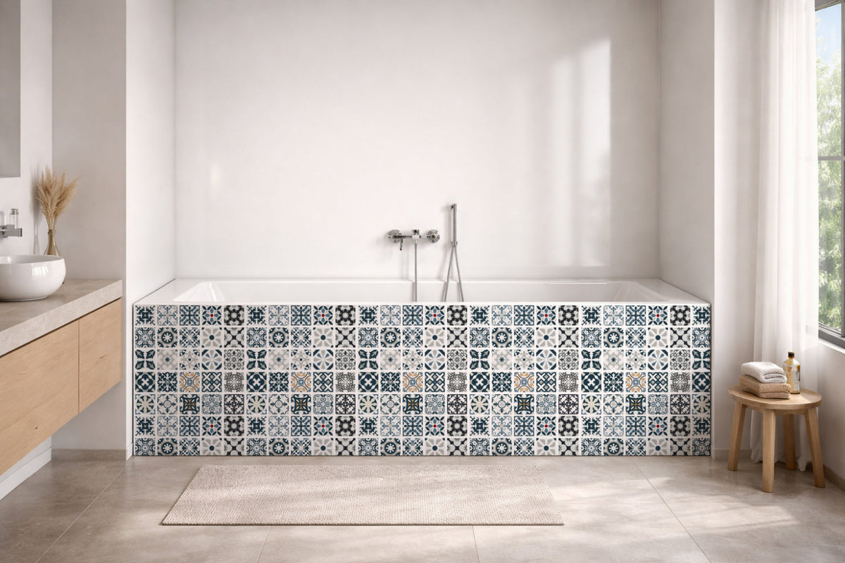 Badewannenverkleidung Patchwork