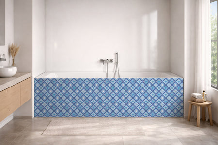 Badrückwand Patchwork