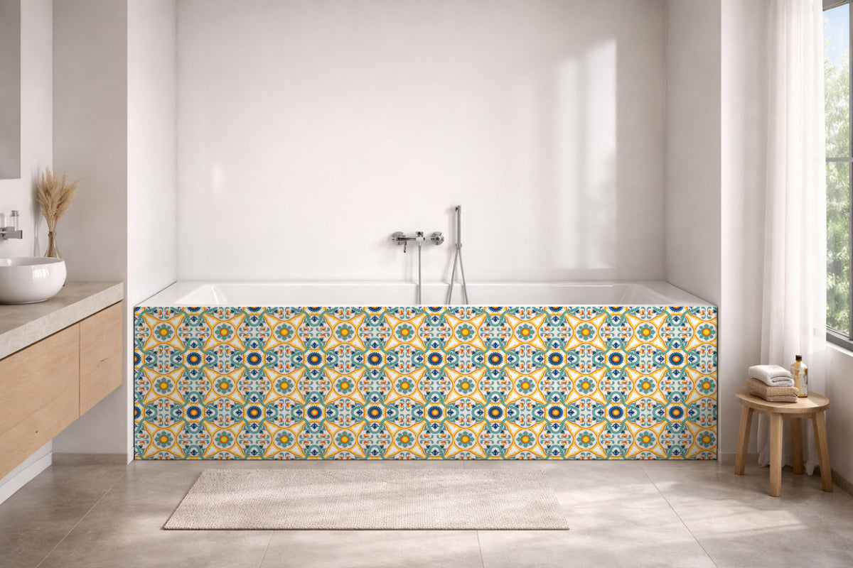 Badrückwand Patchwork